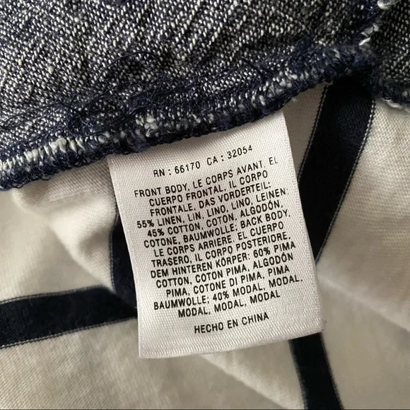 Anthropologie Postal Code Stripe & Chambray Tunic - Picture 10 of 13